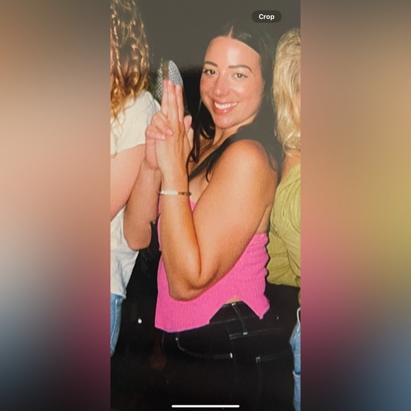 Amazon Size L Ribbed Strapless Top - Picture 1 of 5